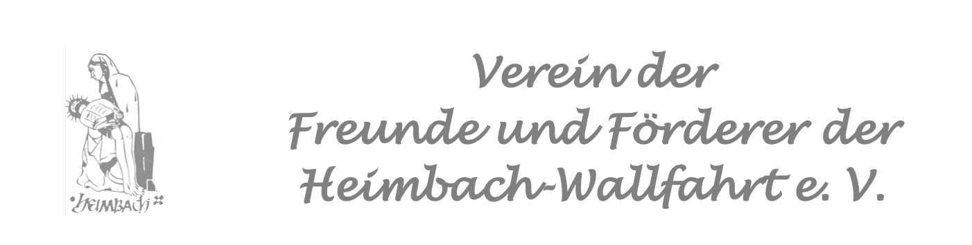 Logo Förderverein (c) Verein der  Freunde und Förderer der Heimbach-Wallfahrt e. V.